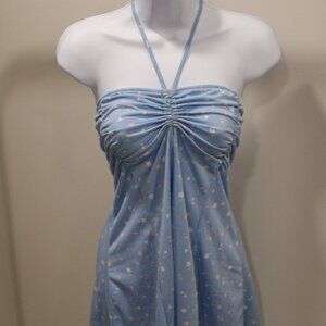 sunny dreams mini halter dress by cotton on